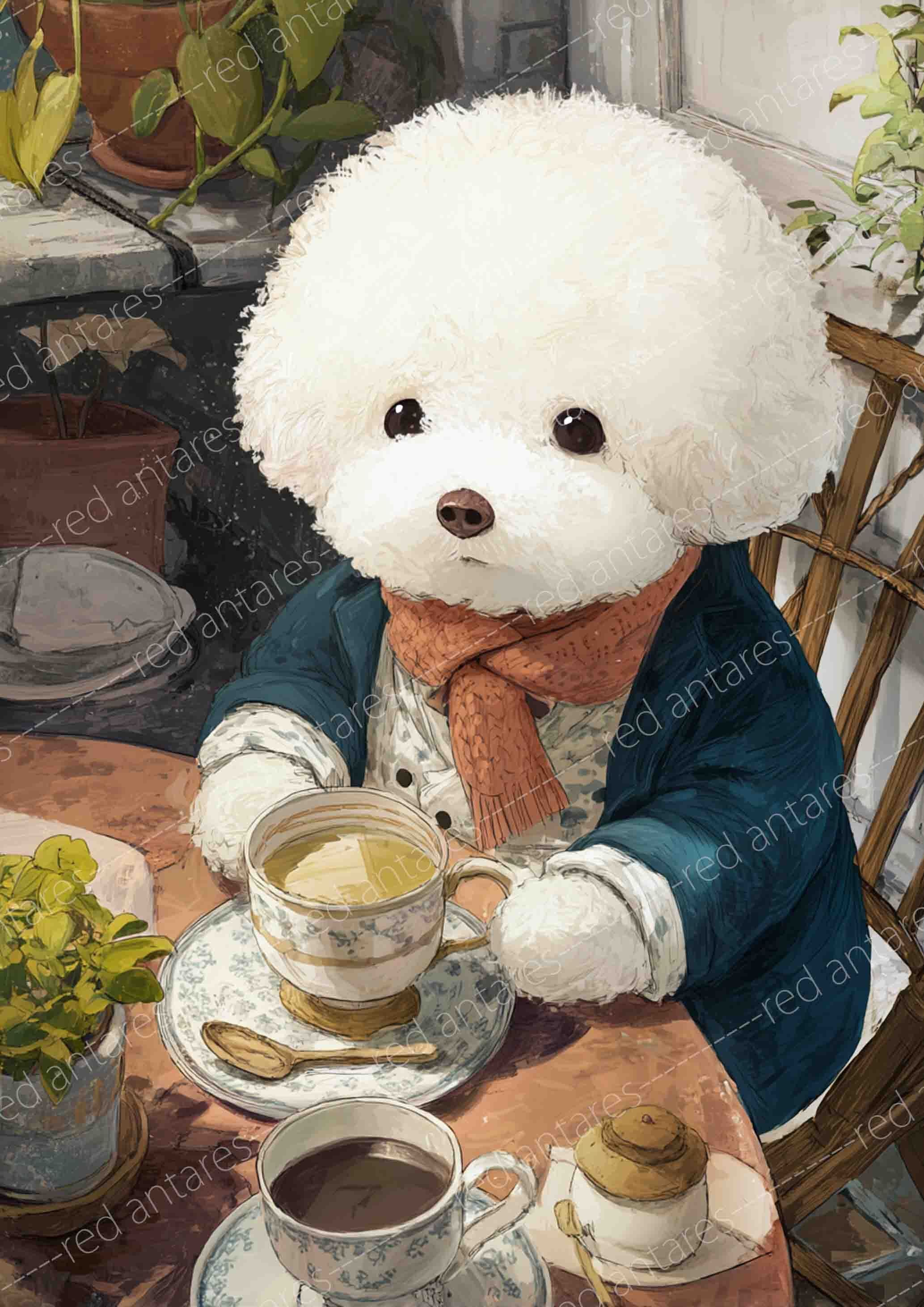 ダイヤモンドアート A3 Tea time (通常/フルAB/フル樹脂AB/フルFD