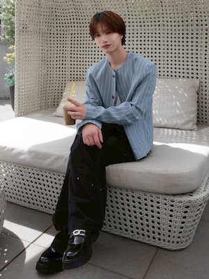 【ALUDE SELECT】stripe dressy jacket