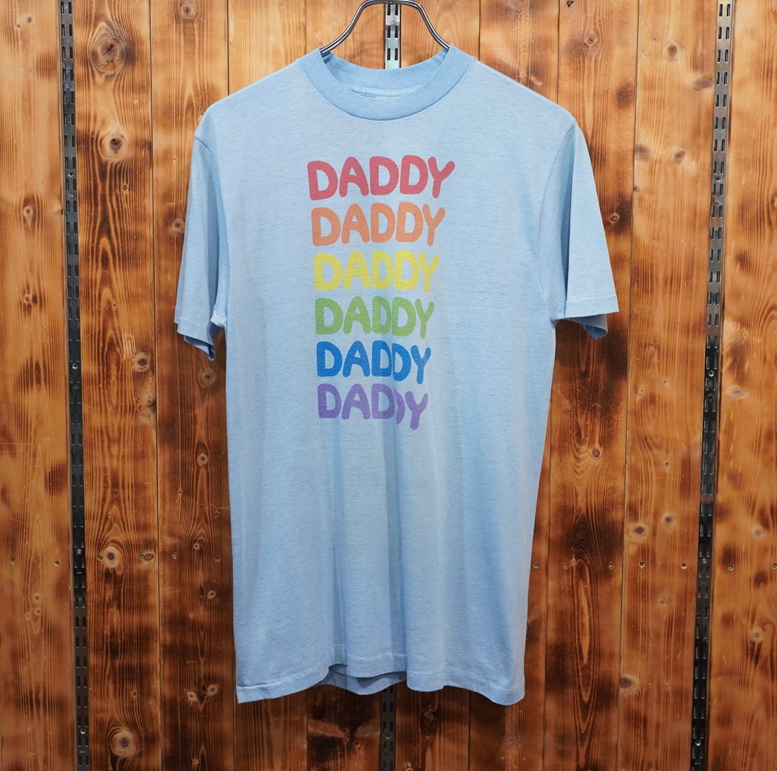 80s banfam USA製 Tシャツ daddy L