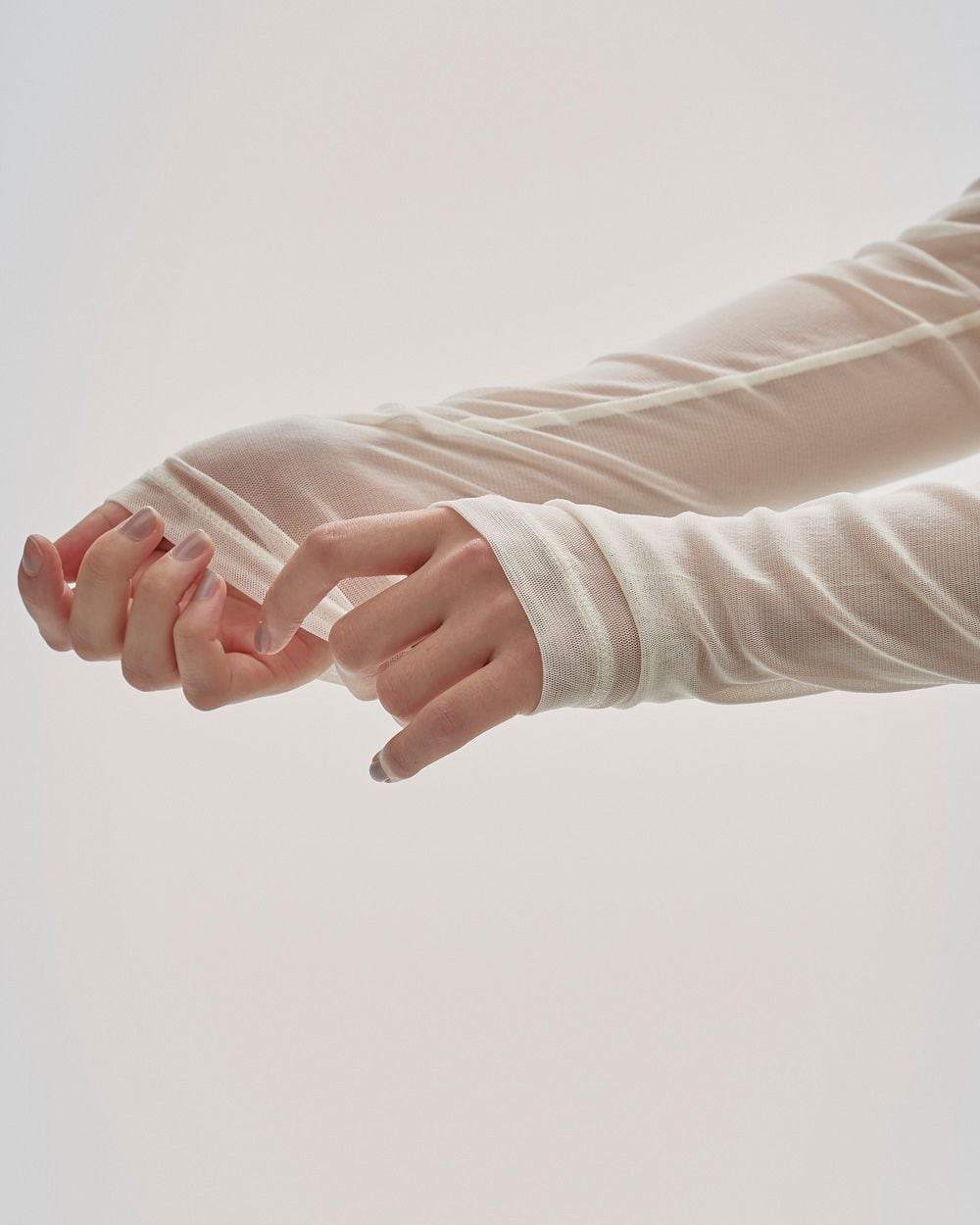 todayful Asymmetry Mesh Tops 12520611 | AMBIENT SHARE