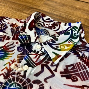 ツイタチ【TUITACI】VELVET KOKOPELLI L/S SHIRTS(White)