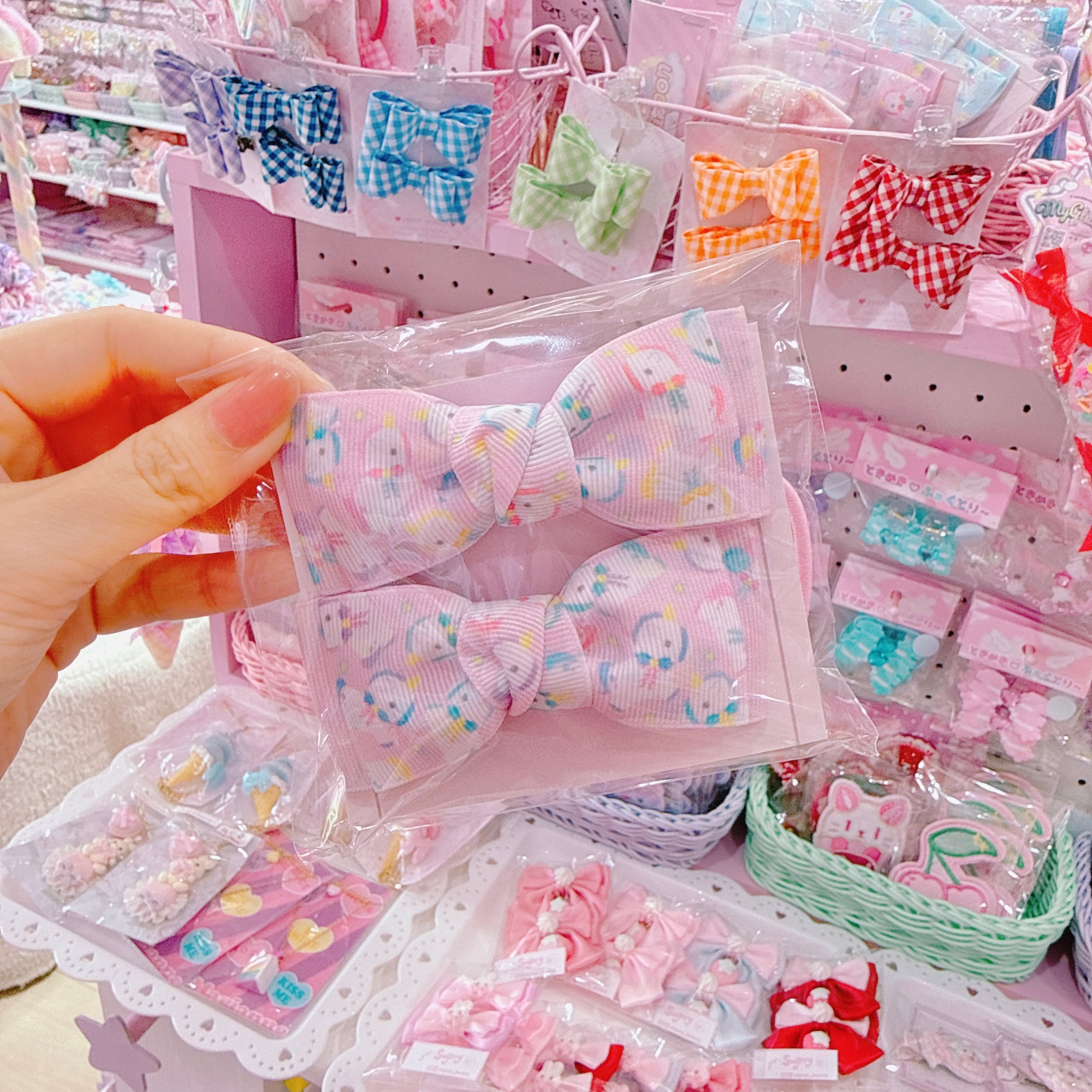 【M7】71-16リボンツインヘアゴム