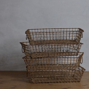 Oyster Basket / オイスター バスケット　〈カゴ・籠・収納〉1806-0033