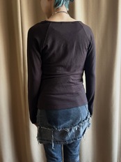 MADE IN ITALY artistic stretch tops-4488-1