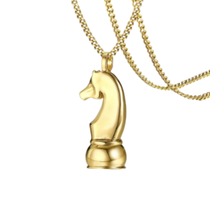 Chess hand polish necklace