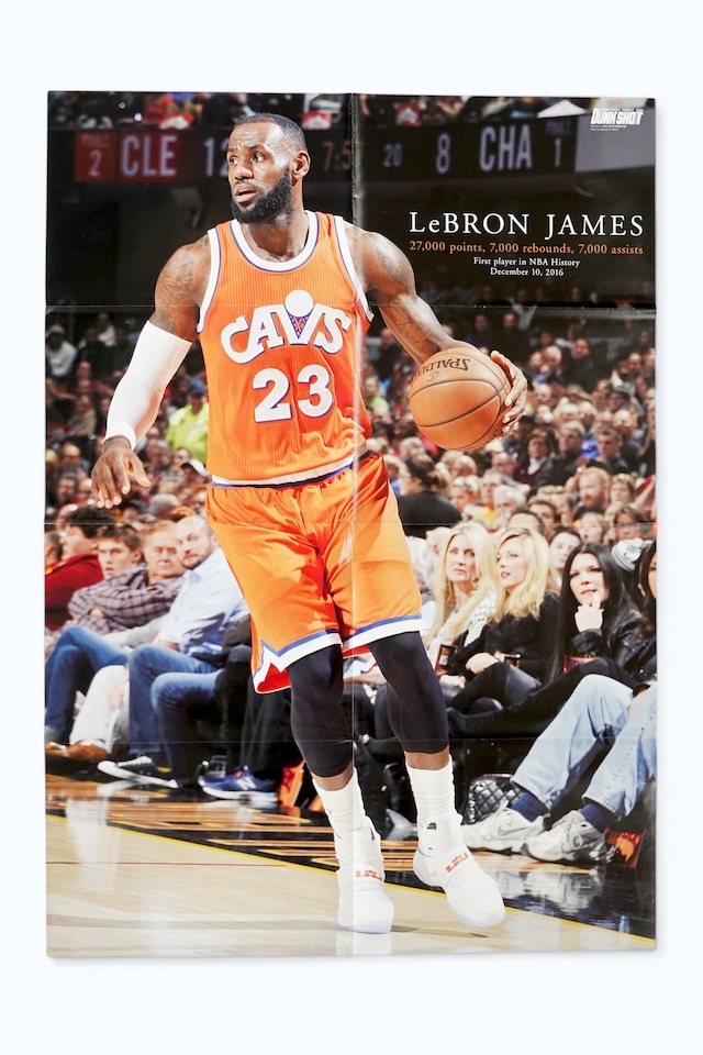 LeBron James / レブロン・ジェームズ / Chris Paul / クリス・ポール / NBAバスケットボール大判両面ポスター / DUNK SHOOT / B2相当