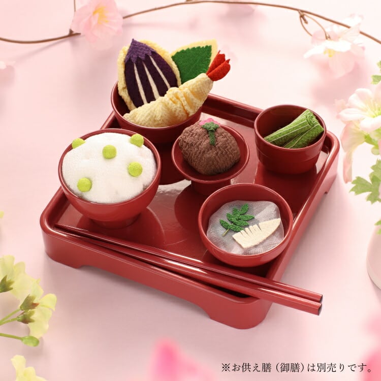 仏具店 仙台 小物 ちりめん飾り お彼岸御膳＜春＞ | 現代仏壇直営