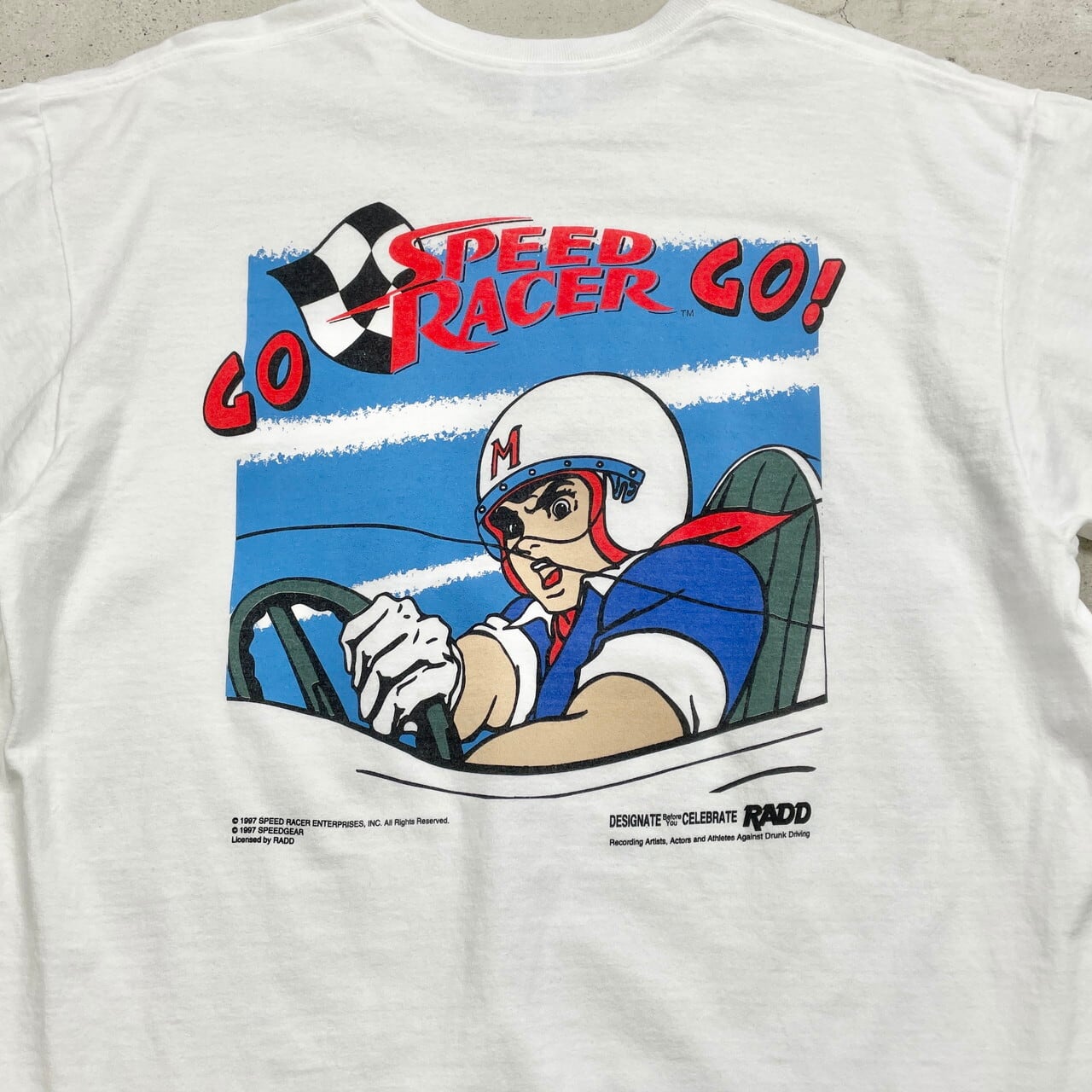 90年代 USA製 マッハGoGoGo SPEED RACER キャラクタープリントTシャツ 