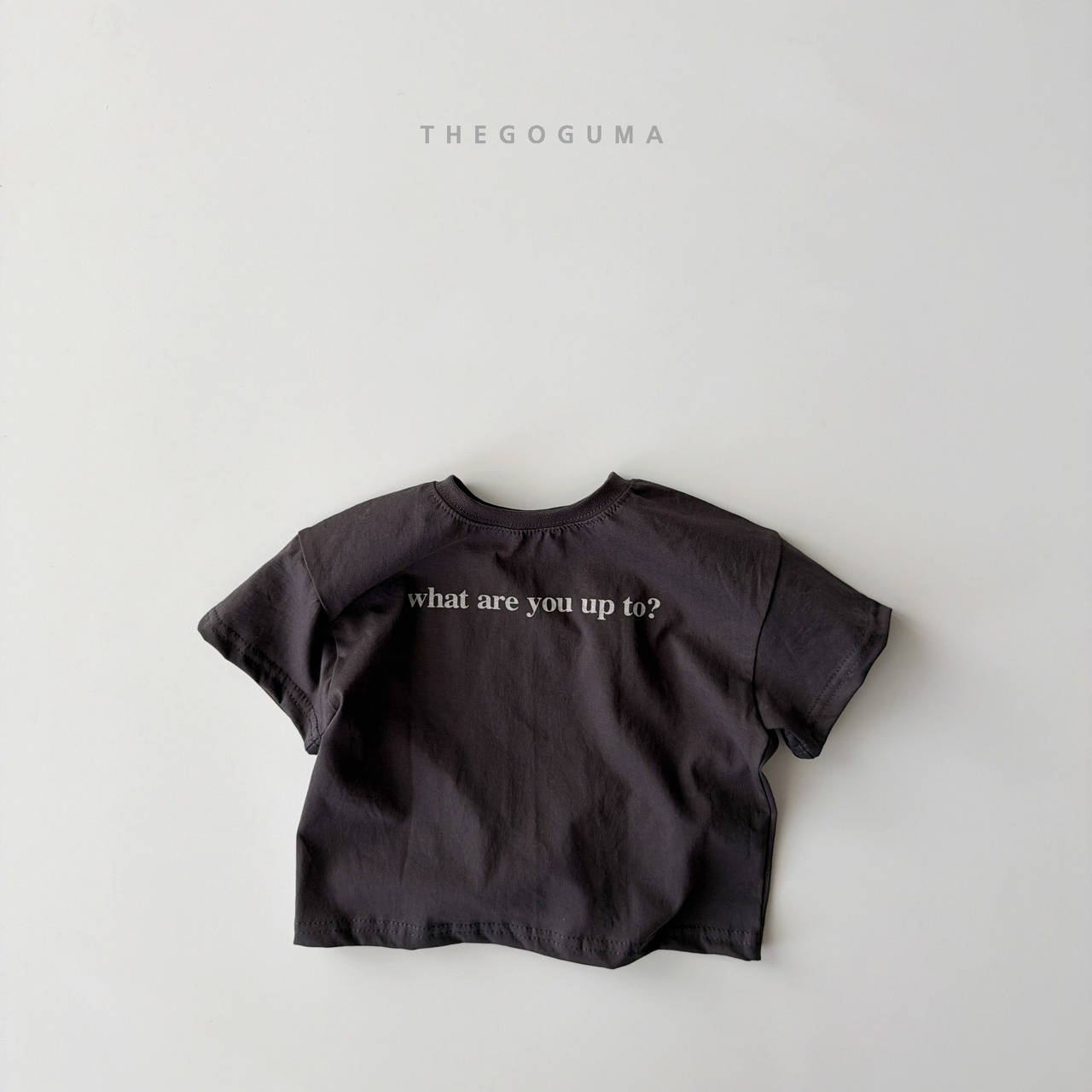 【即納】THE GOGUMA 26/SM What are you Tシャツ｜夏服｜韓国子供服