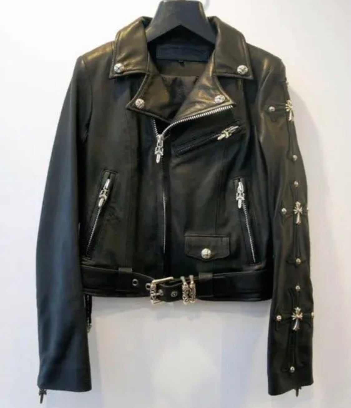 CHROME HEARTS レザージャケット ライダース レディース