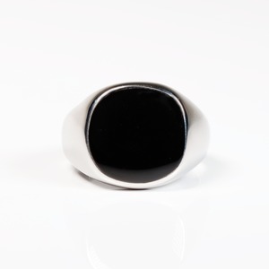 Onyx Stainless Ring  #18