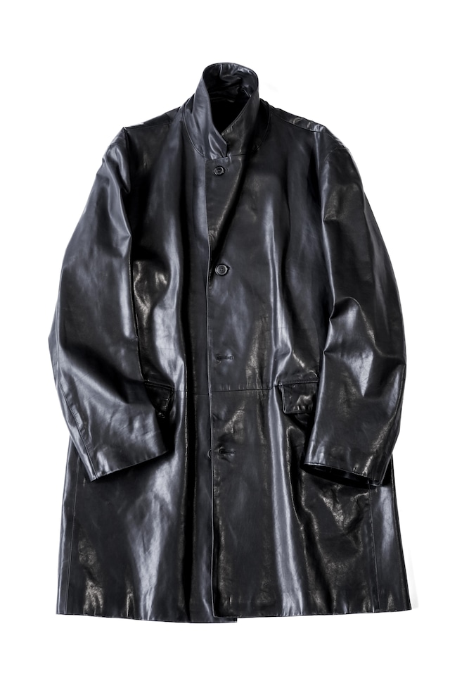90's "SERAPHIN" Lamb Leather Half Coat