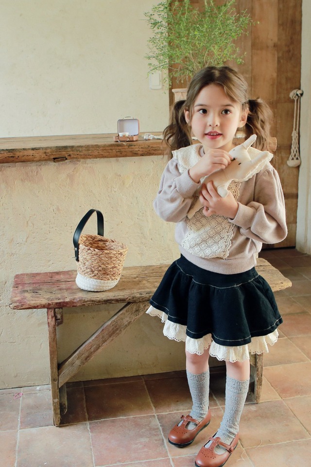 ※お洋服と同梱限定※【即納】<flo>  Florey knee socks