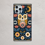 受注生産 iPhoneケース 夜の花畑フォークアート｜ボタニカル PSYF024A