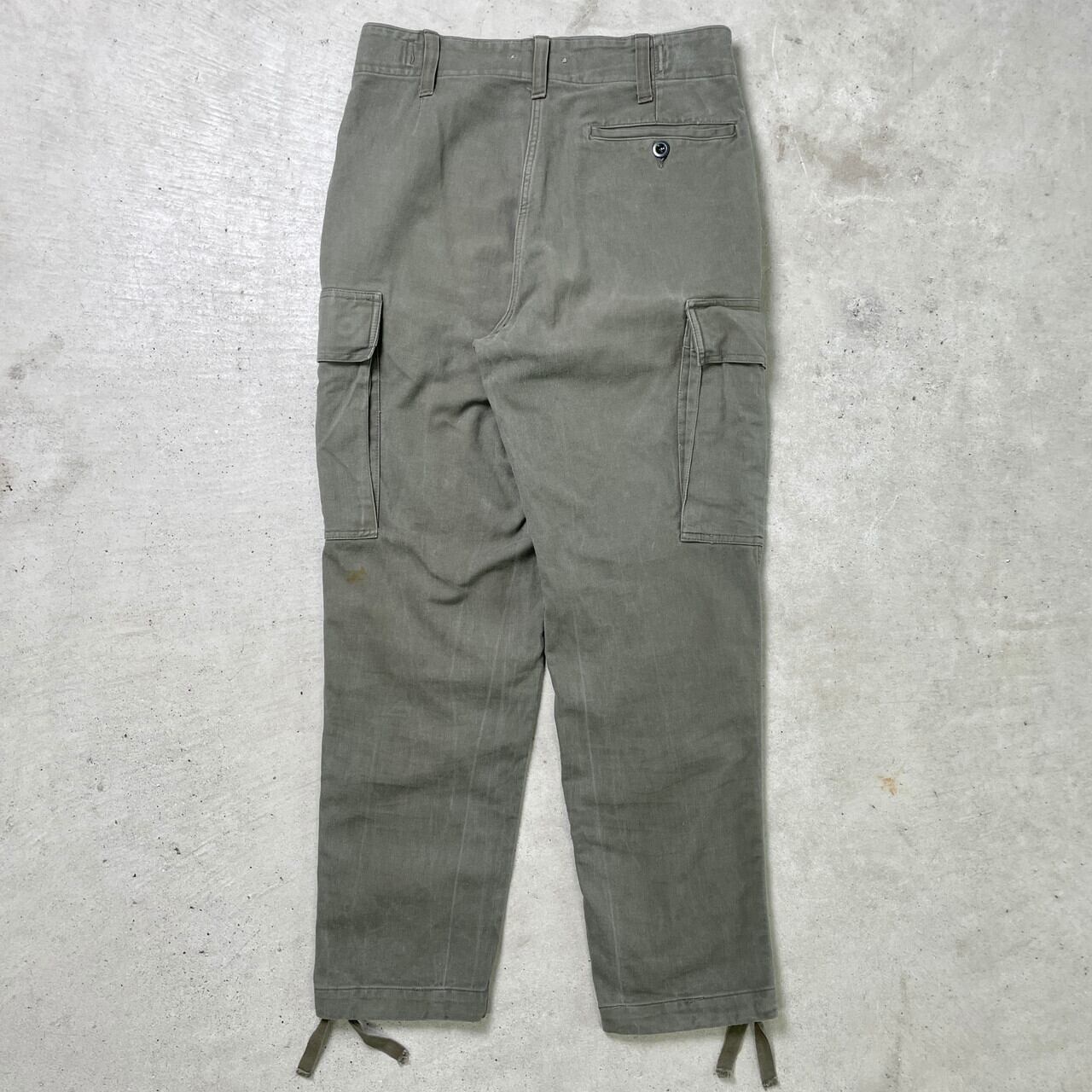 70年代 ドイツ軍 カーゴパンツ W29相当 メンズ レディース 古着 70s