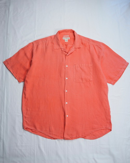 90’s Banana Republic シルクシャツ ピンク XL