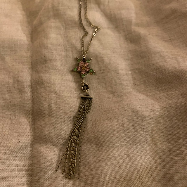 Somedayif銅色のビーズ虎目石ネックレス 2s