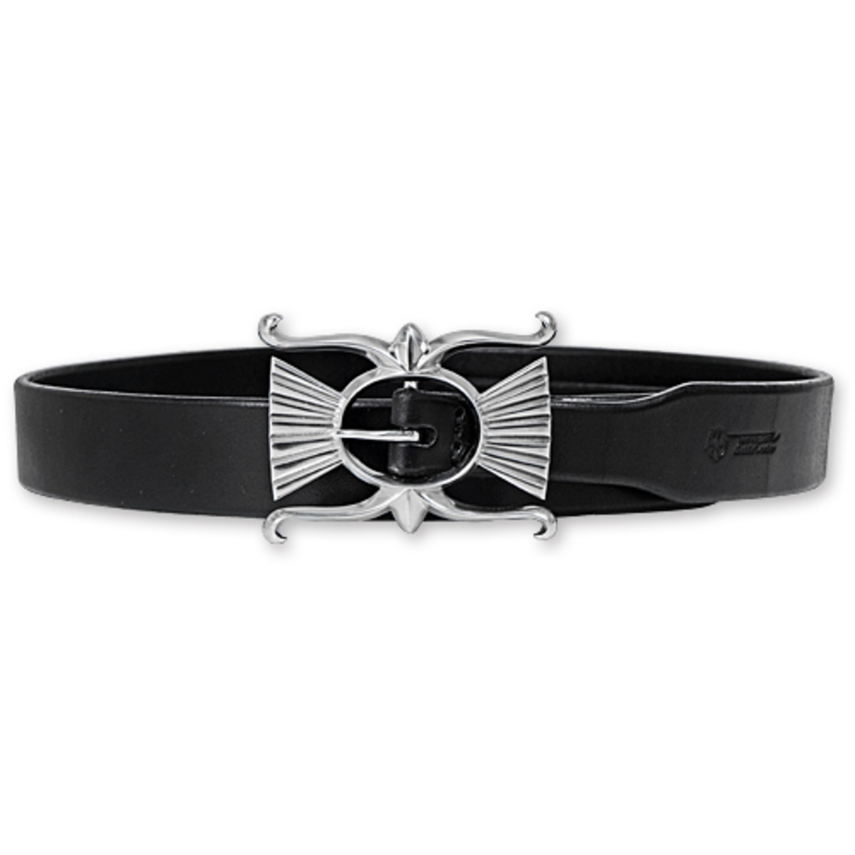 鷲見太郎 BELT ベルト】35mmサドルレザーベルト w/デザインバックル 