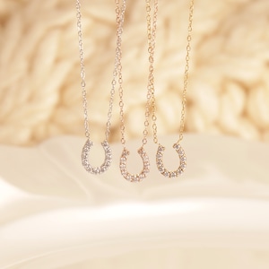 316L grâce horseshoe necklace