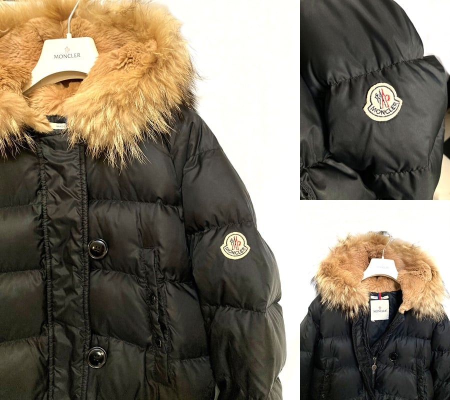 MONCLER　モンクレール　定価16万　ブルガリ　毛皮 ファー　ダウンジャケット　2 | brand cross tokyo powered by  BASE