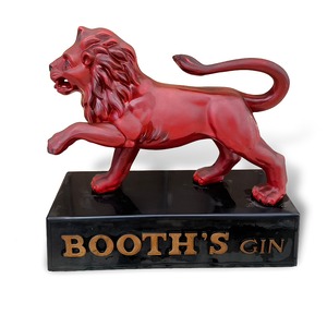 【ヴィンテージ BOOTH'S GIN アクリル製 ノベルティ オブジェ】