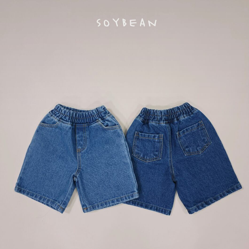 《送料無料》予約:バミューダデニム【soybean】※ジュニアサイズ