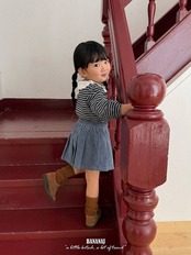 韓国子供服 / BANANA J / 26Autumn / フィアバ コーデュロイ スカート / 秋服 / キッズ *XS~JS*