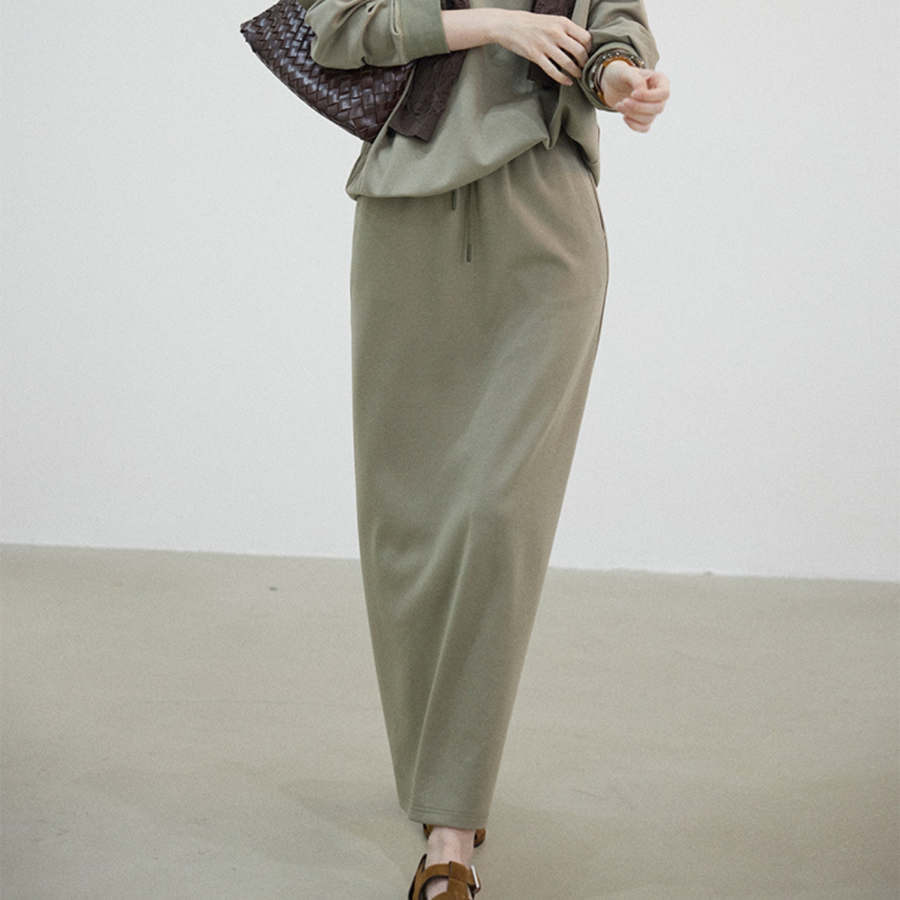 【セットアップ可】Long Skirt T3529