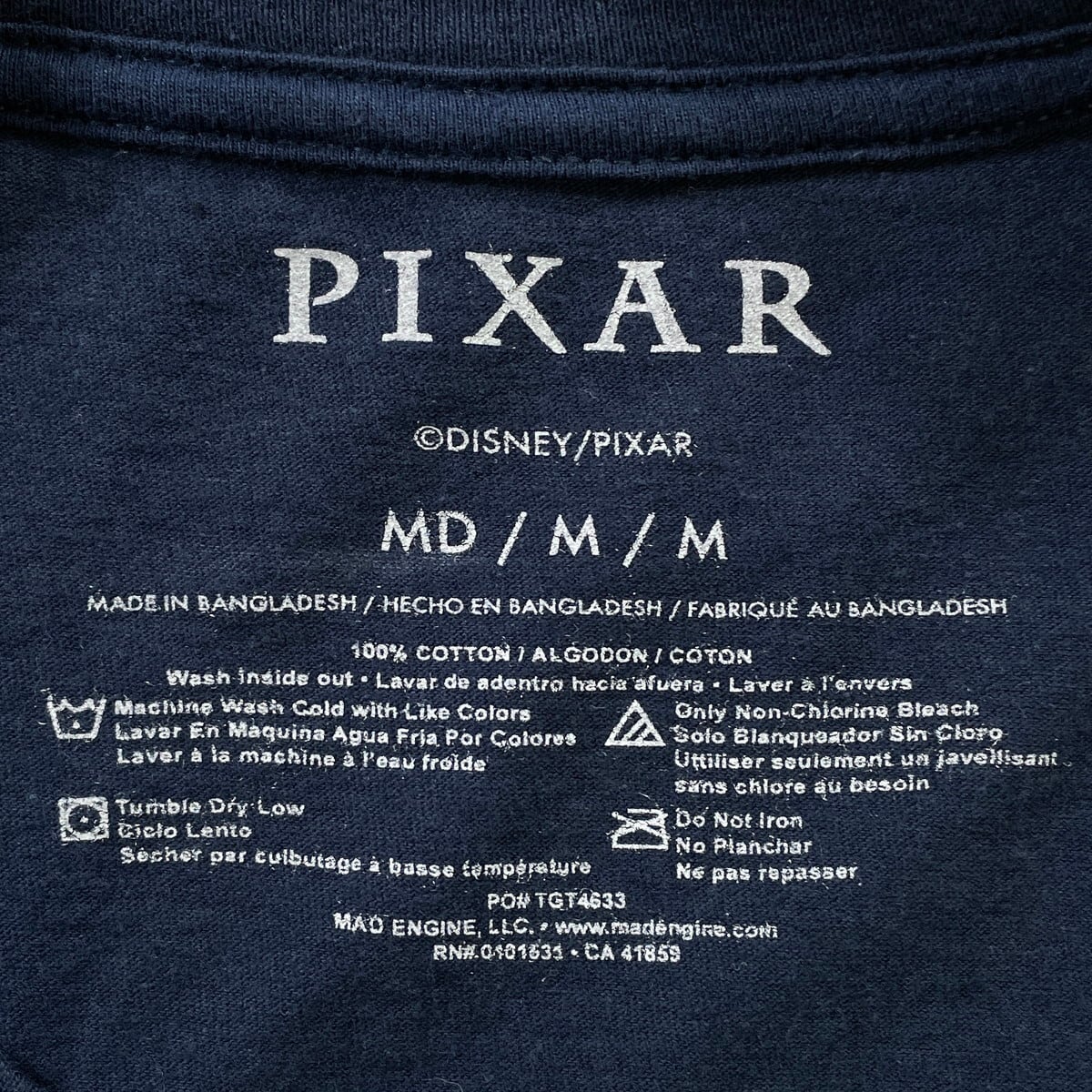 Disney PIXAR ディズニー ピクサー ムービーT ムービープリントTシャツ
