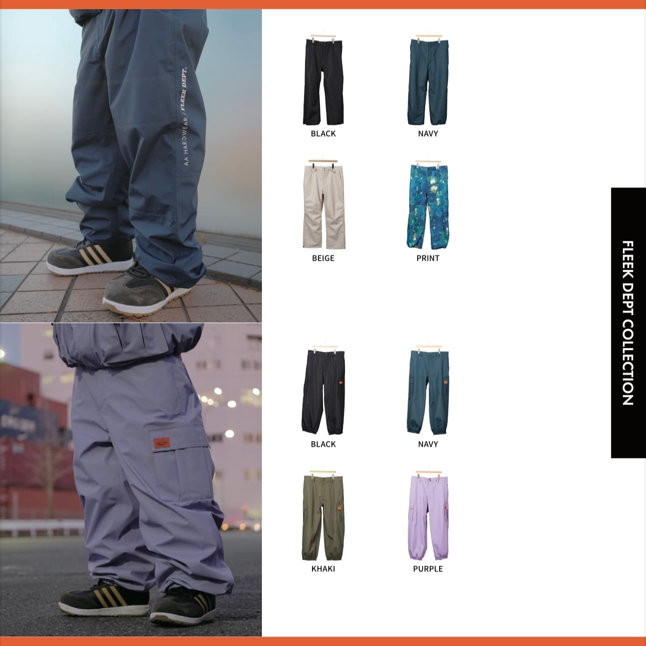 AA HARDWEAR 『 FLEEK PANTS 』 24-25 スノーボード ウェア AA HARDWEAR 『 FLEEK PANTS 』 24-25 スノーボード ウェア