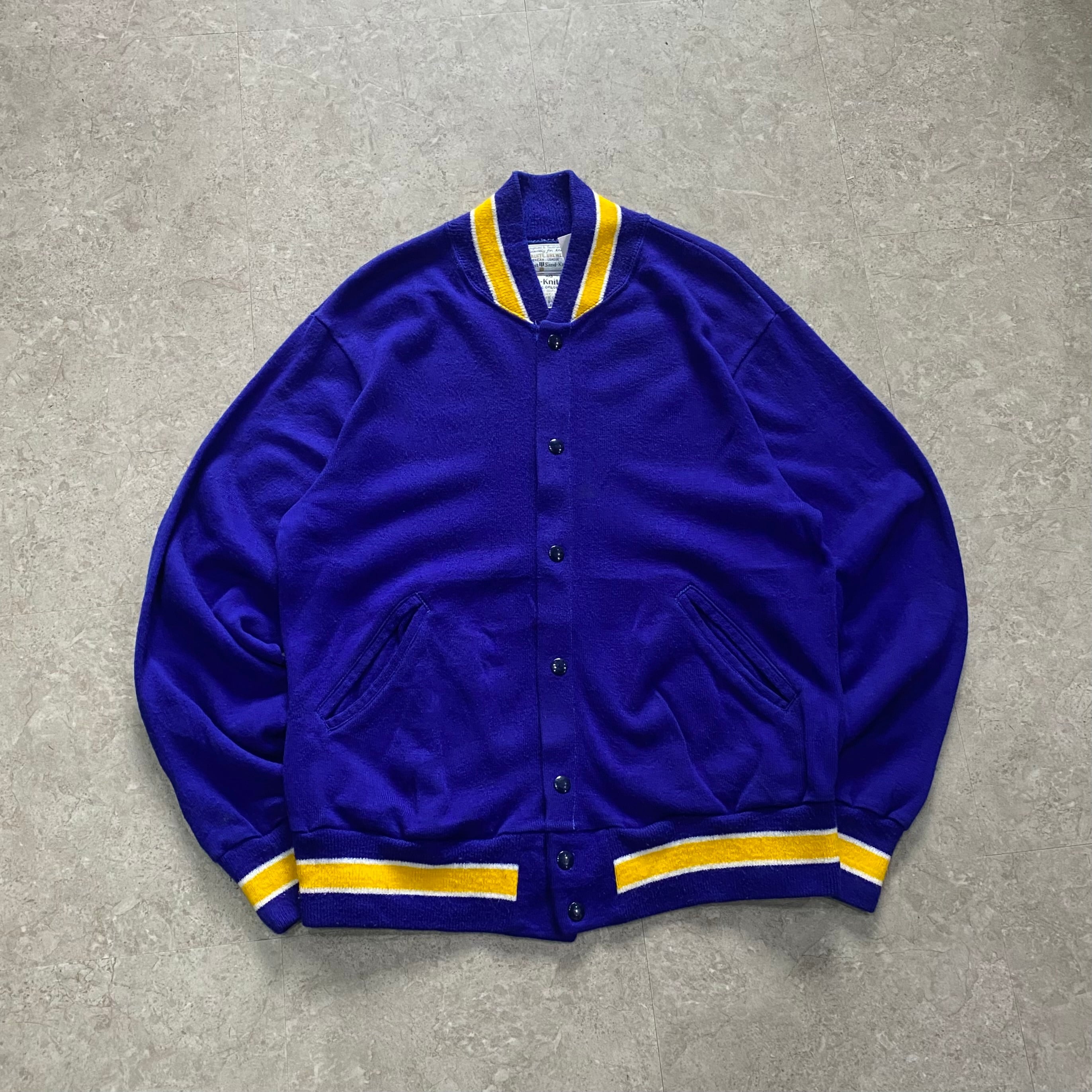 60s〜 Sand Knit acryl stadium jacket【仙台店】
