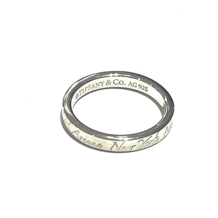 TIFFANY＆CO】【7.5号】2369ティファニーaddressナローリング 指輪