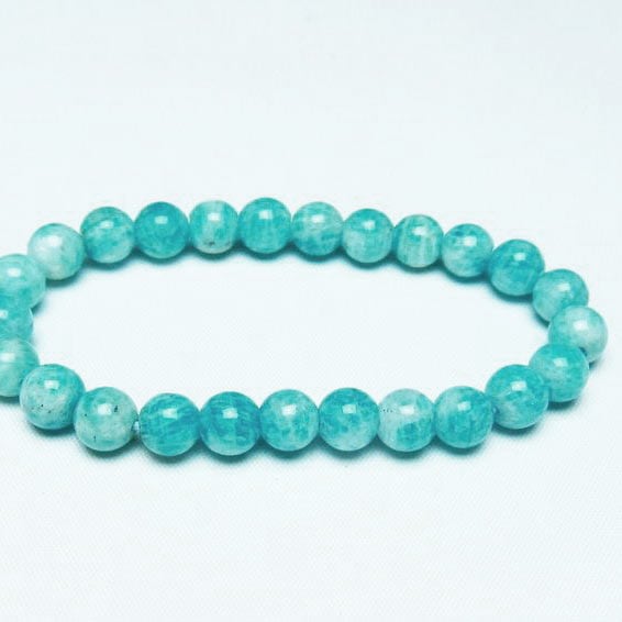 アマゾナイト ブレスレット 8mm 一点物 メール便可 [M便 1/10] 111-47683