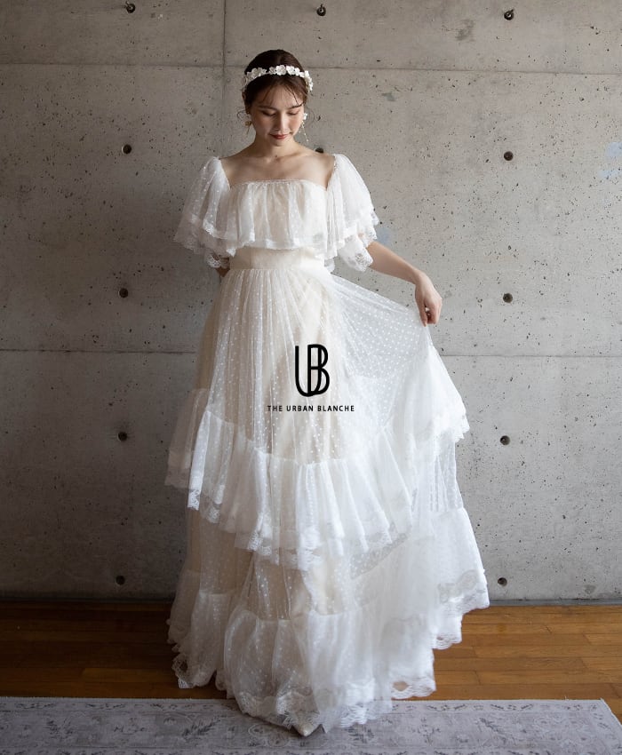 NEW】【THE URBAN BLANCHE ORIGINAL 】 ウエディングドレス 結婚式 