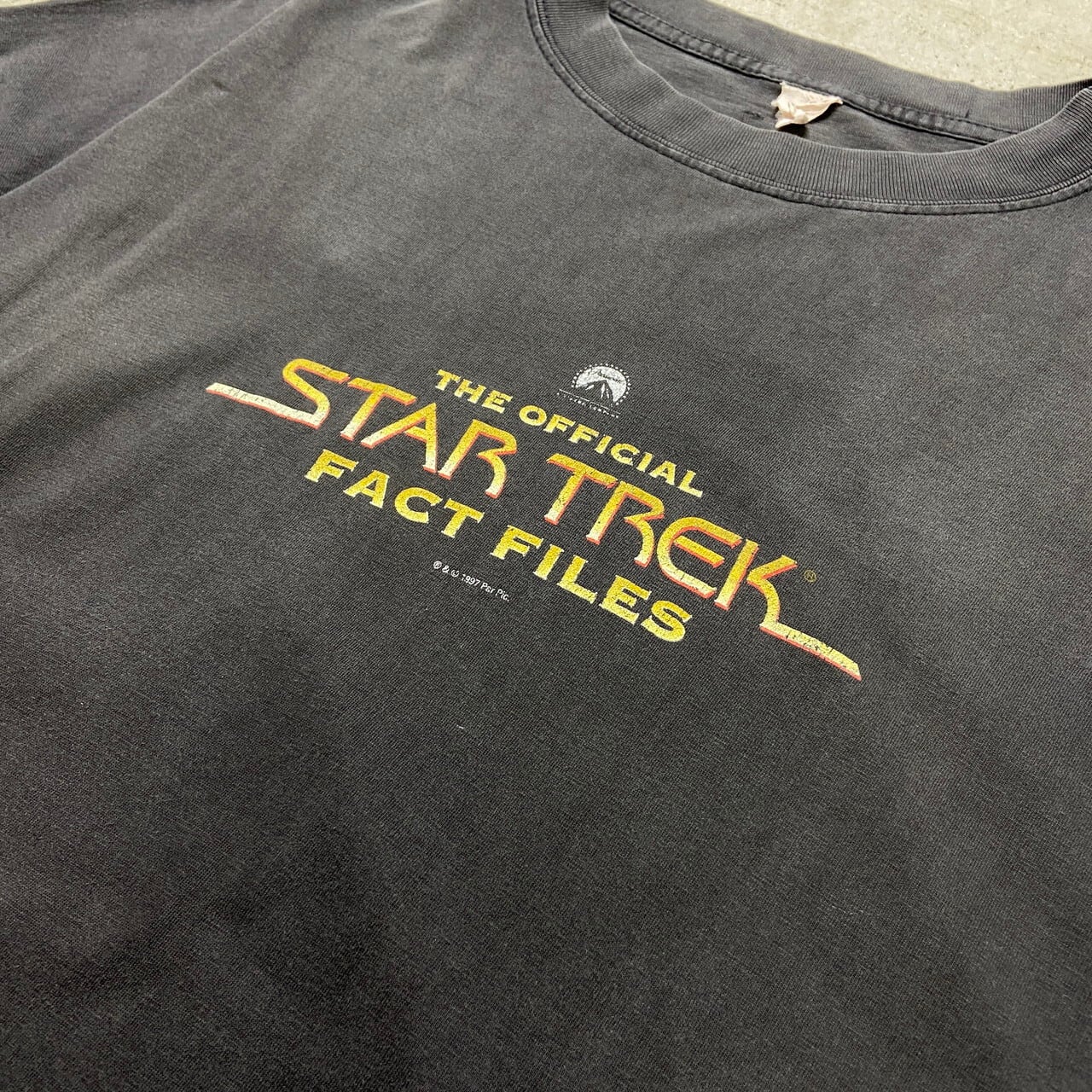 90年代 STAR TREK FACT FILES ムービープリントTシャツ メンズL相当