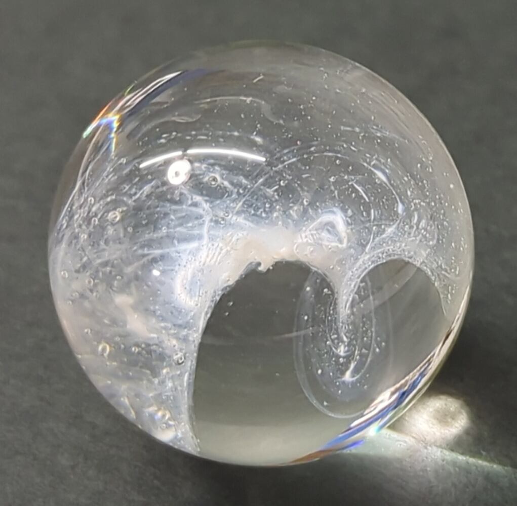 つながり」遺骨ガラスのガラス玉（M） | glass with