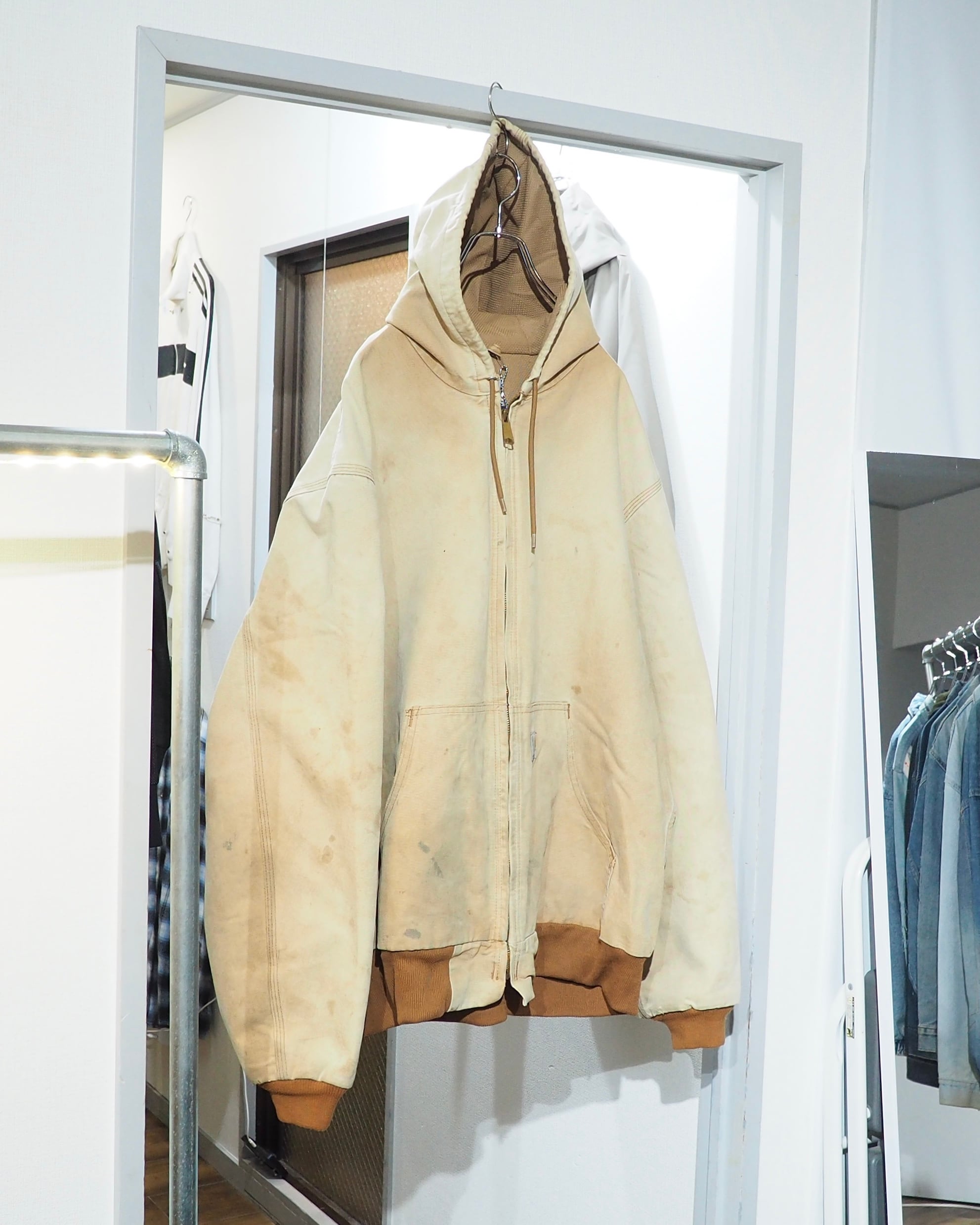 " Carhartt - 襤褸 " Beautiful Fade × Special Aging vintage Active jacket