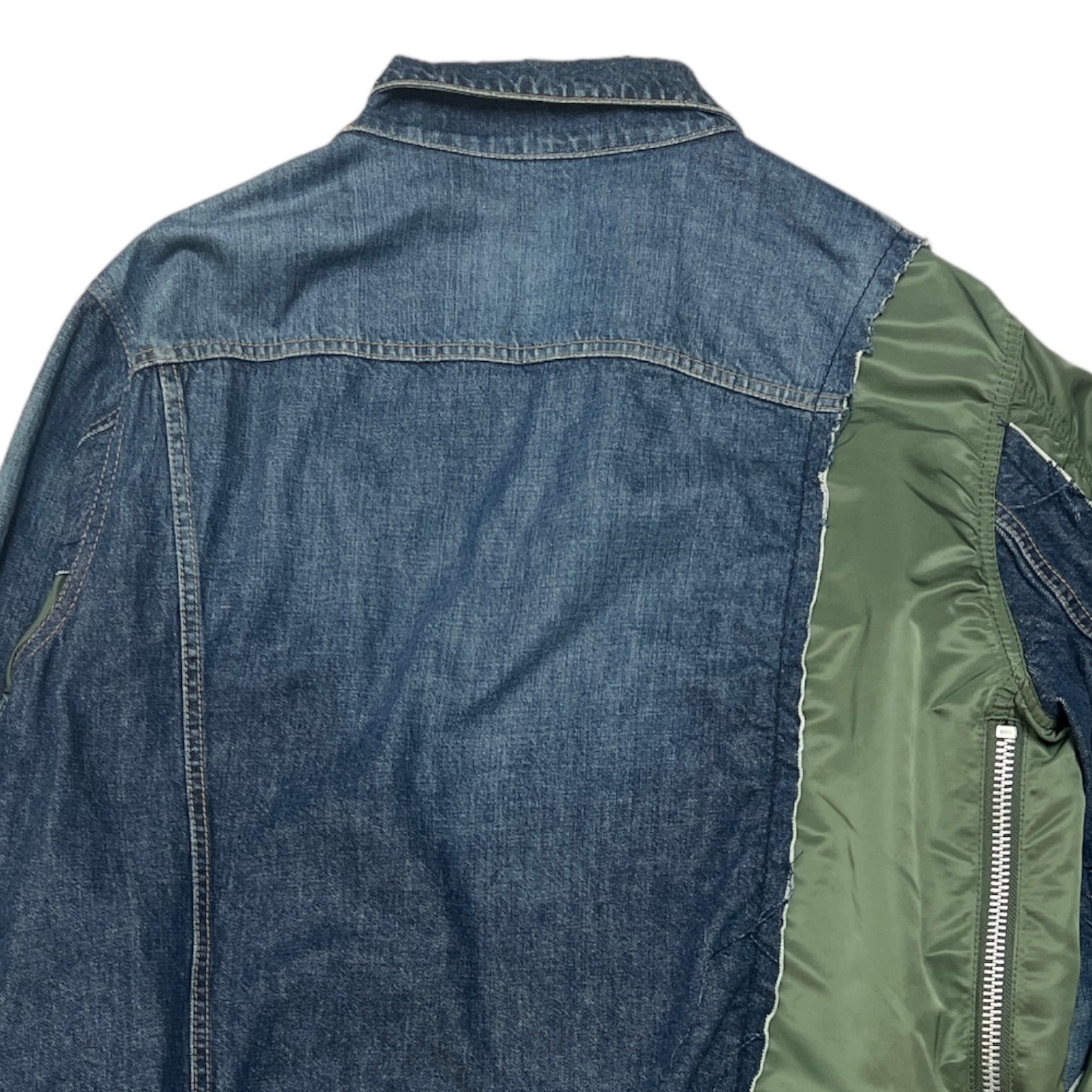 sacai 19SS Denim Docking Bomber Jacket【名作】 | A WORD sacai 19SS Denim Docking Bomber Jacket【名作】 | A WORD
