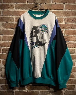 【Caka act3】"adidas" 80's Vintage Loose Sweat Shirt