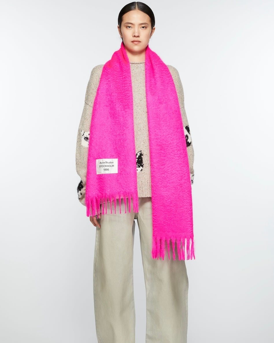 acne studios フリンジアルパカスカーフ ACNE STUDIOS】フリンジアルパカスカーフ | idealclasse