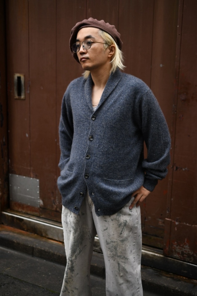 OK/00's "Saks Fifth Aveniue" cashmere shawl collar cardigan