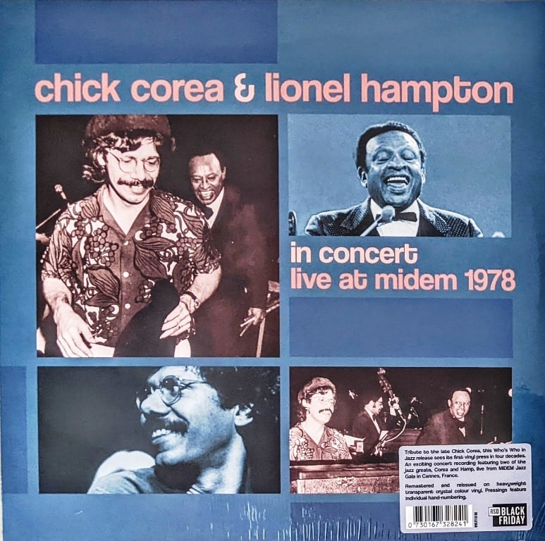 1978　Live　Finders　At　Chick　Concert　Lionel　Corea　Hampton　In　ライオネル・ハンプトン　チック・コリア　Music　Midem　限定再発アナログ・レコード