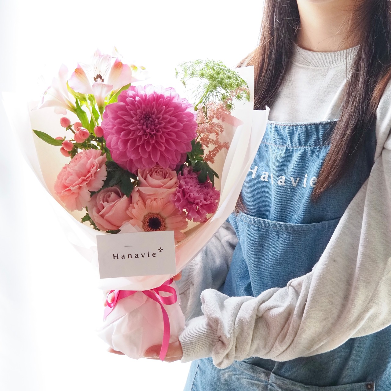 秋のお花のスタンディングブーケ（M）
