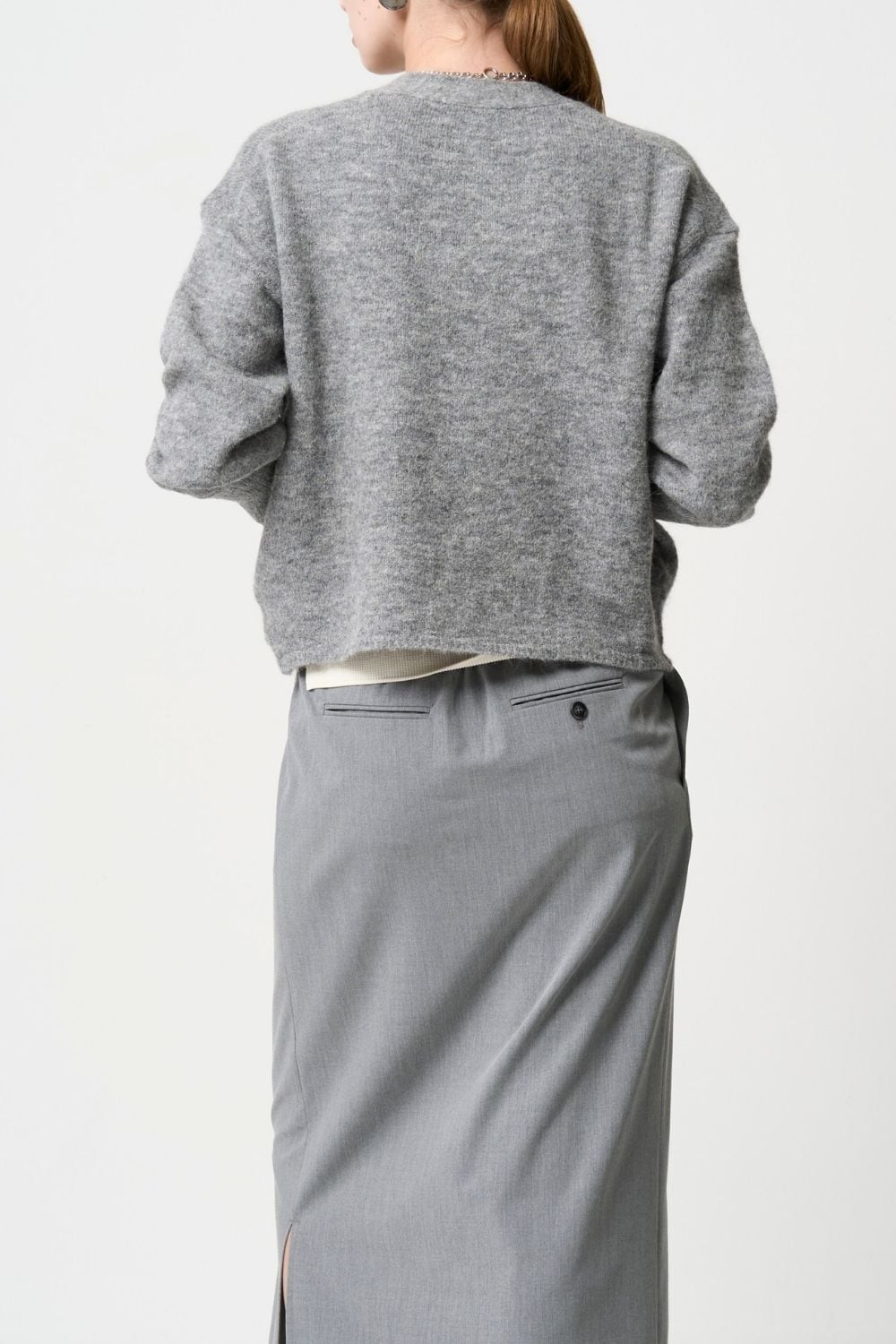 Shaggy Cardigan - GRAY | seven dot - ライフスタイルECサイト -