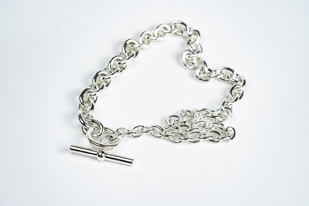 C-028 Hook connect necklace gradually 45cm