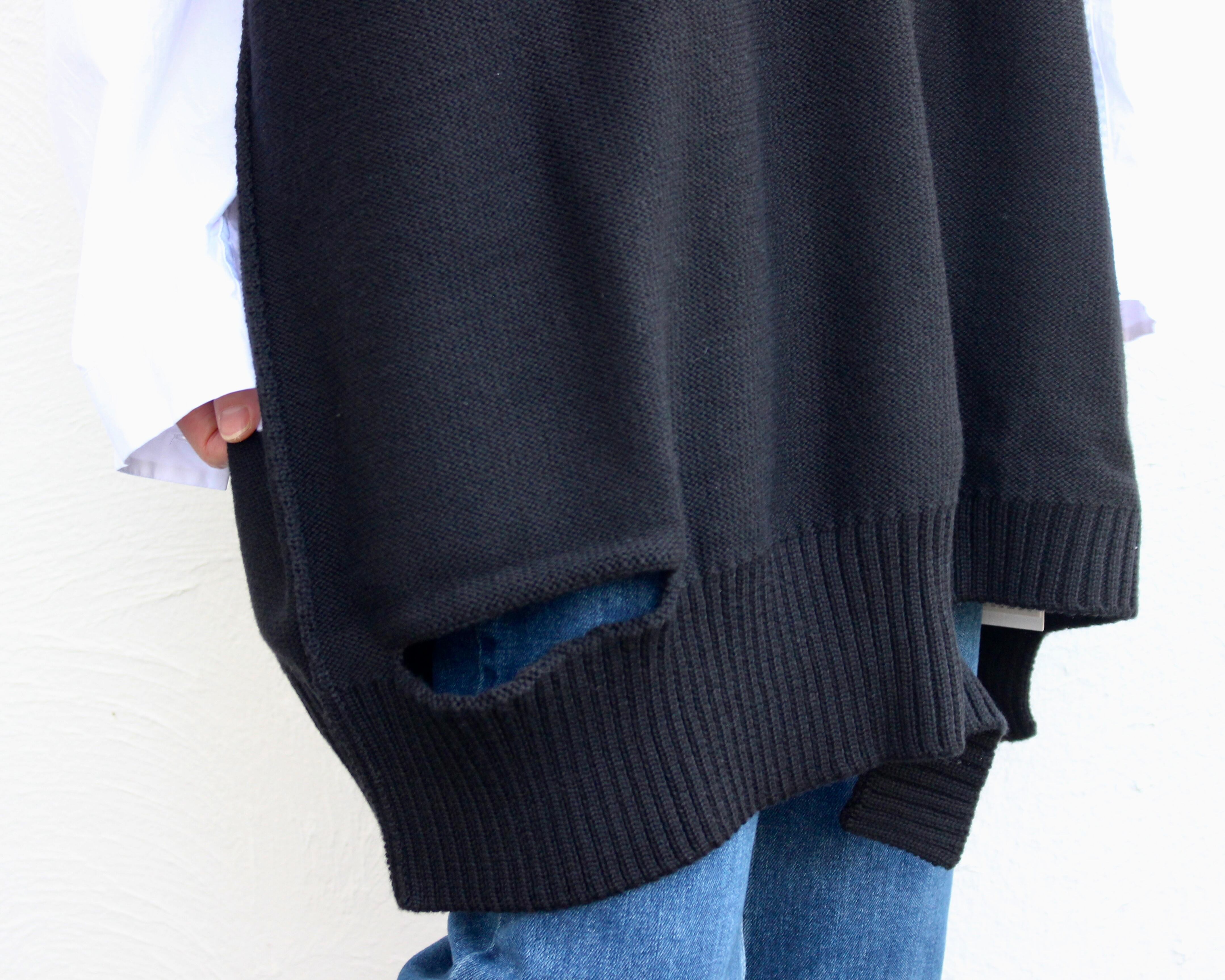 MM6 maison margiela/nit long vest | Coffee Restaurant & Boutique mari