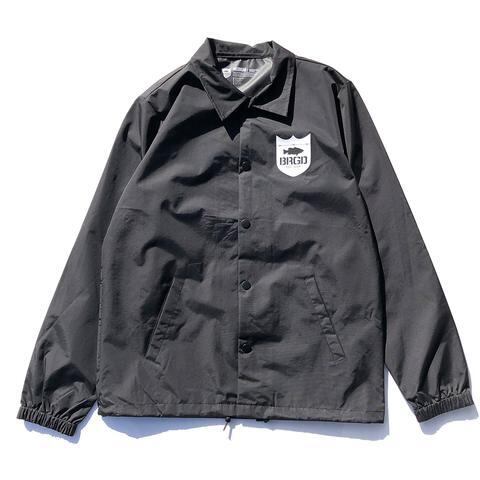BRGD FRAME COACHES JACKET - BLACK/WHITE -