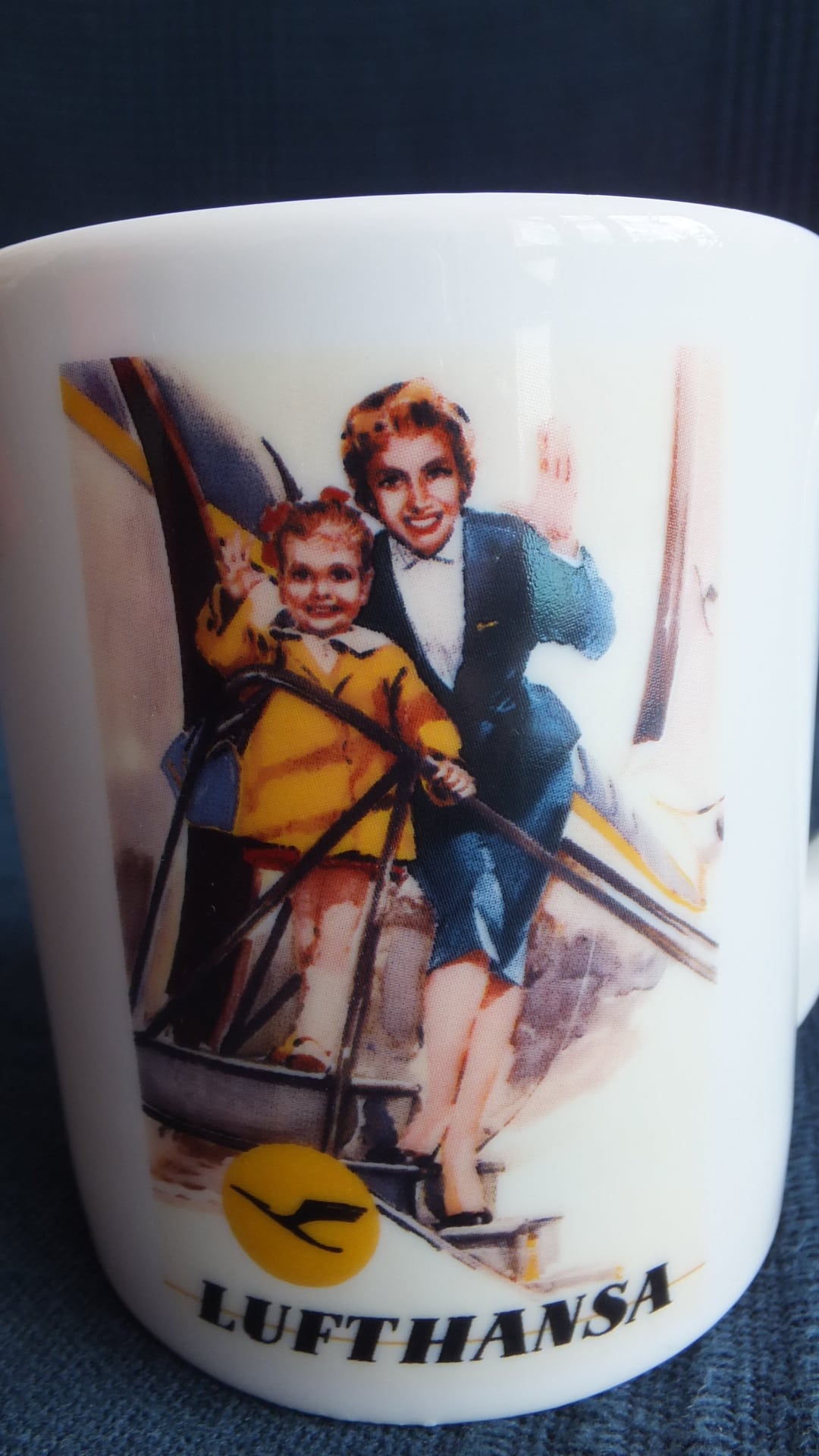 ルフトハンザ航空 1963年までの旧ロゴ及び旧フォント、イラスト入り