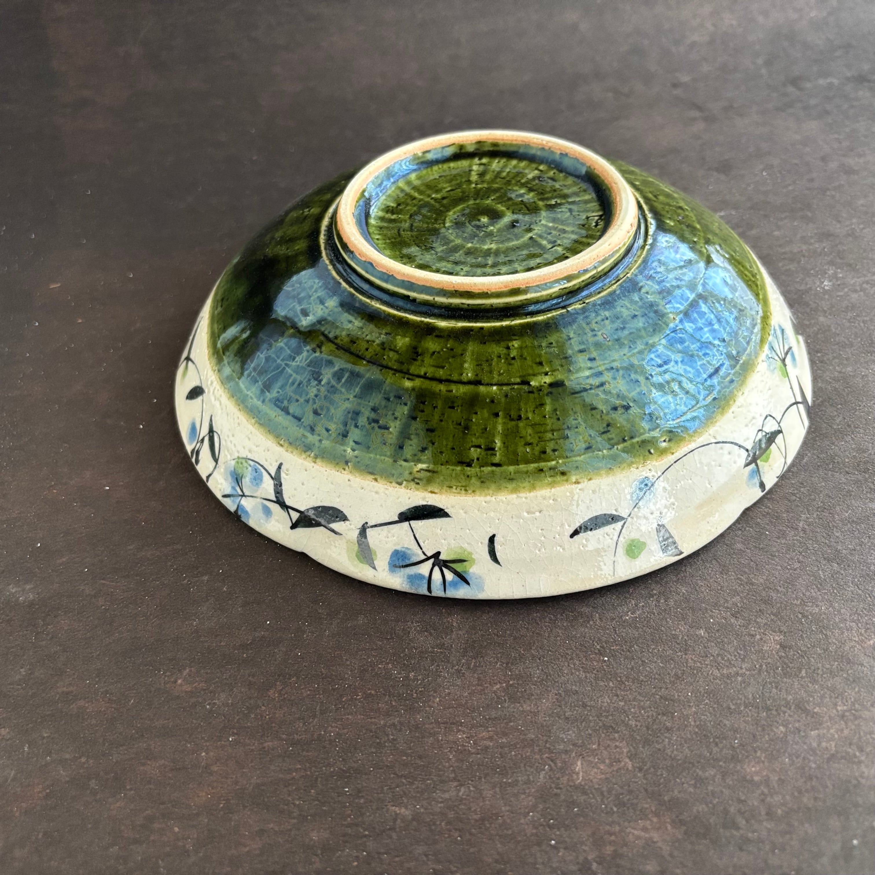 織部花形実り鉢