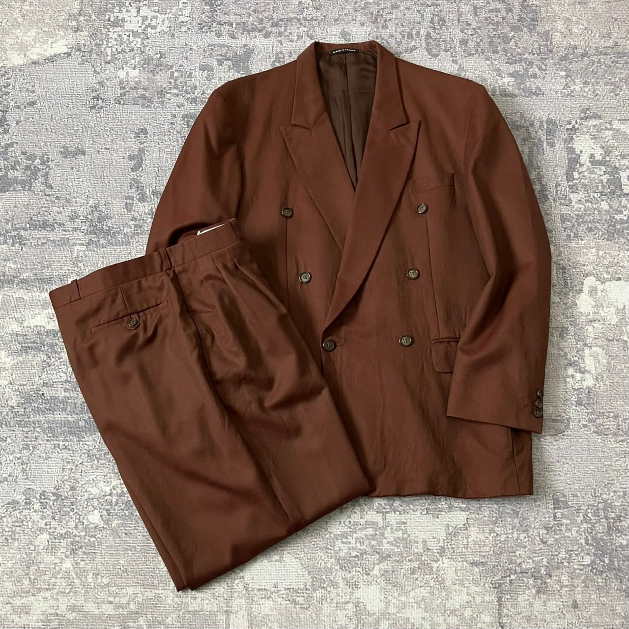 90S】GIVENCHY ジバンシー スーツ セットアップ ダブル 4G 刺繍 | ROA